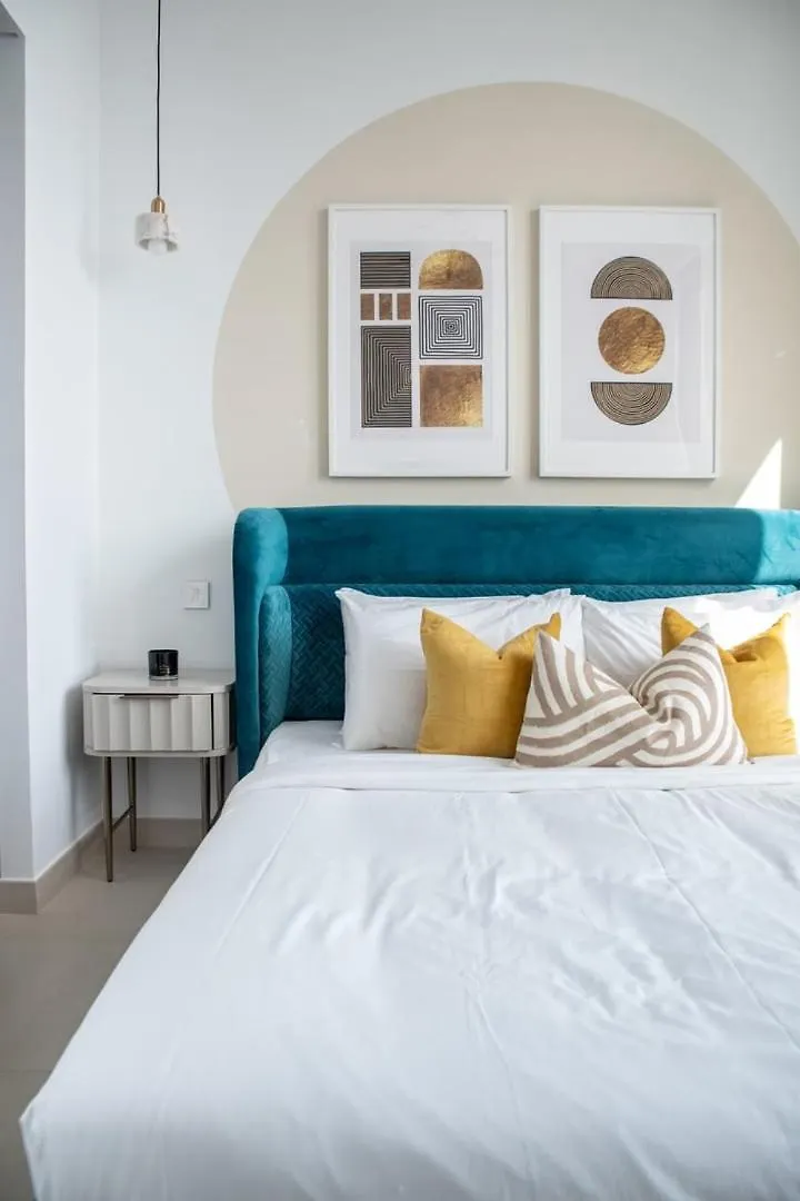 두바이 Guestready - Luxury Tower With Burj Khalifa View 아파트